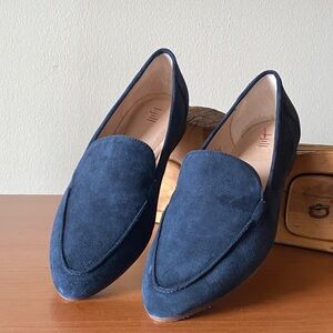 J. Jill Pointed Toe Suede Loafers